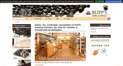 Desktop Screenshot of kaffee-teeversand.de